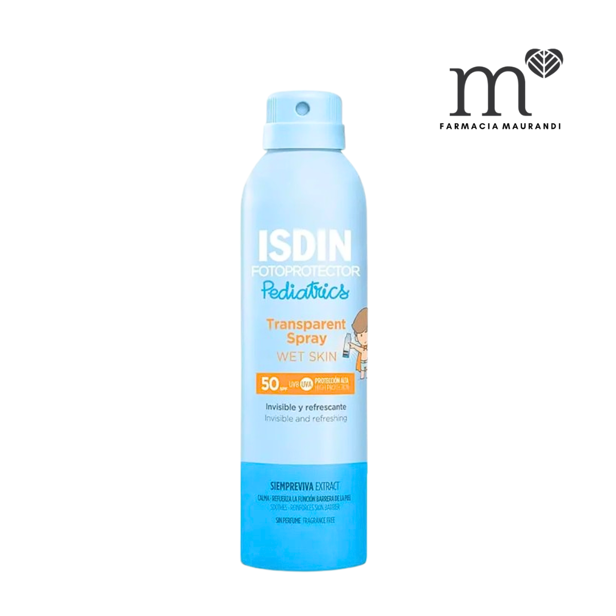 ISDIN PEDIATRICS TRANSPARENT SPRAY WET SKIN...