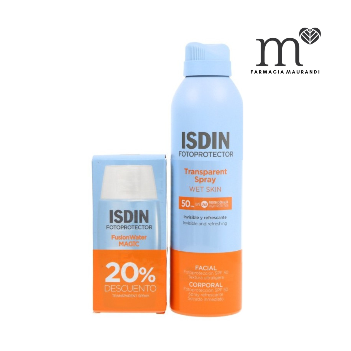 ISDIN PACK FUSION WATER MAGIC 50ML +...