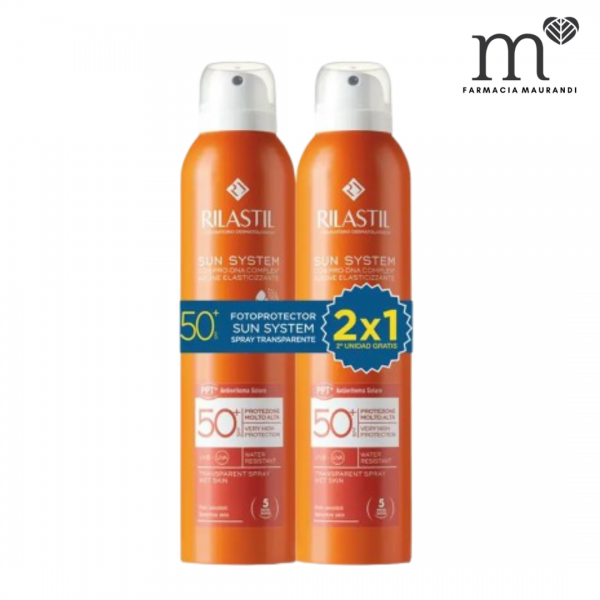 RILASTIL SUN SYSTEM DUPLO SPRAY TRANSPARENTE SPF50 200ML...