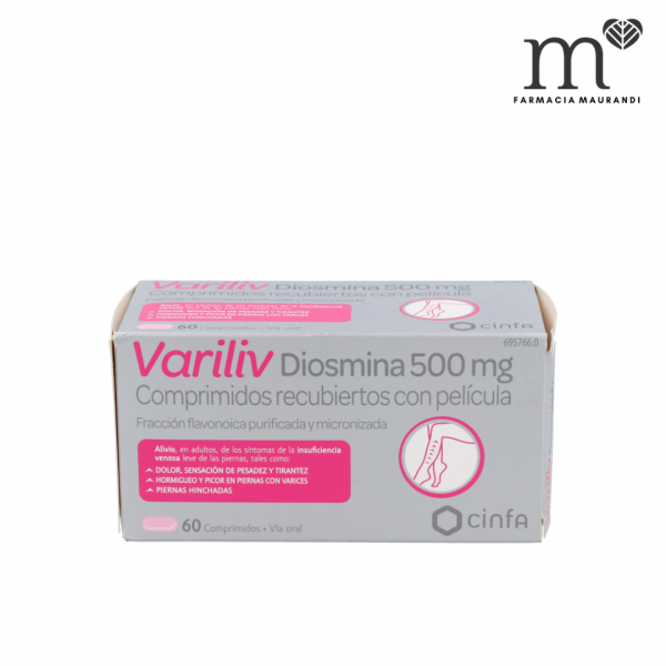 VARILIV DIOSMINA 500MG 60 COMPRIMIDOS