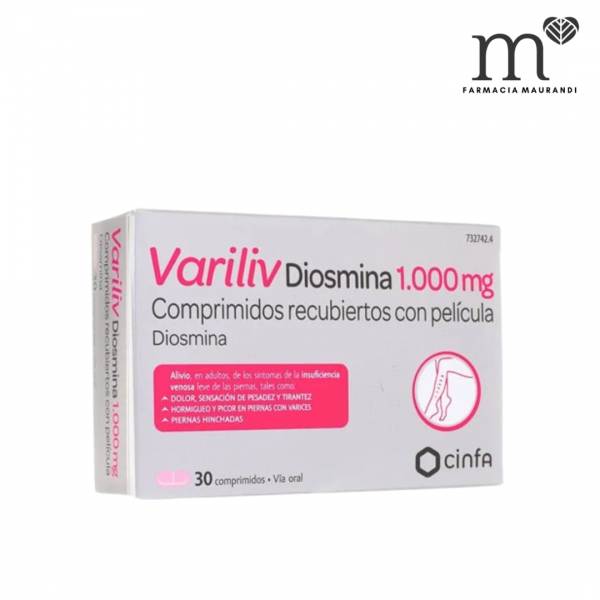 VARILIV DIOSMINA FORTE 1000MG 30 COMPRIMIDOS