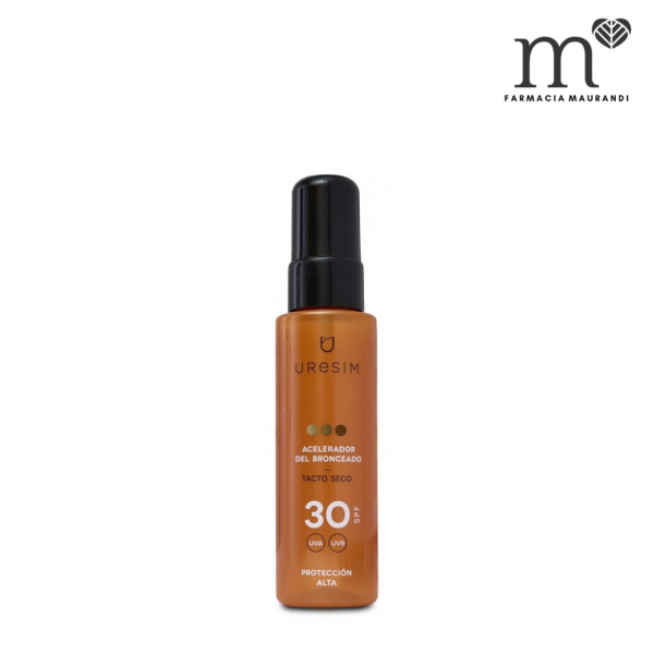 URESIM ACELERADOR DEL BRONCEADO TACTO SECO SPF30 100ML