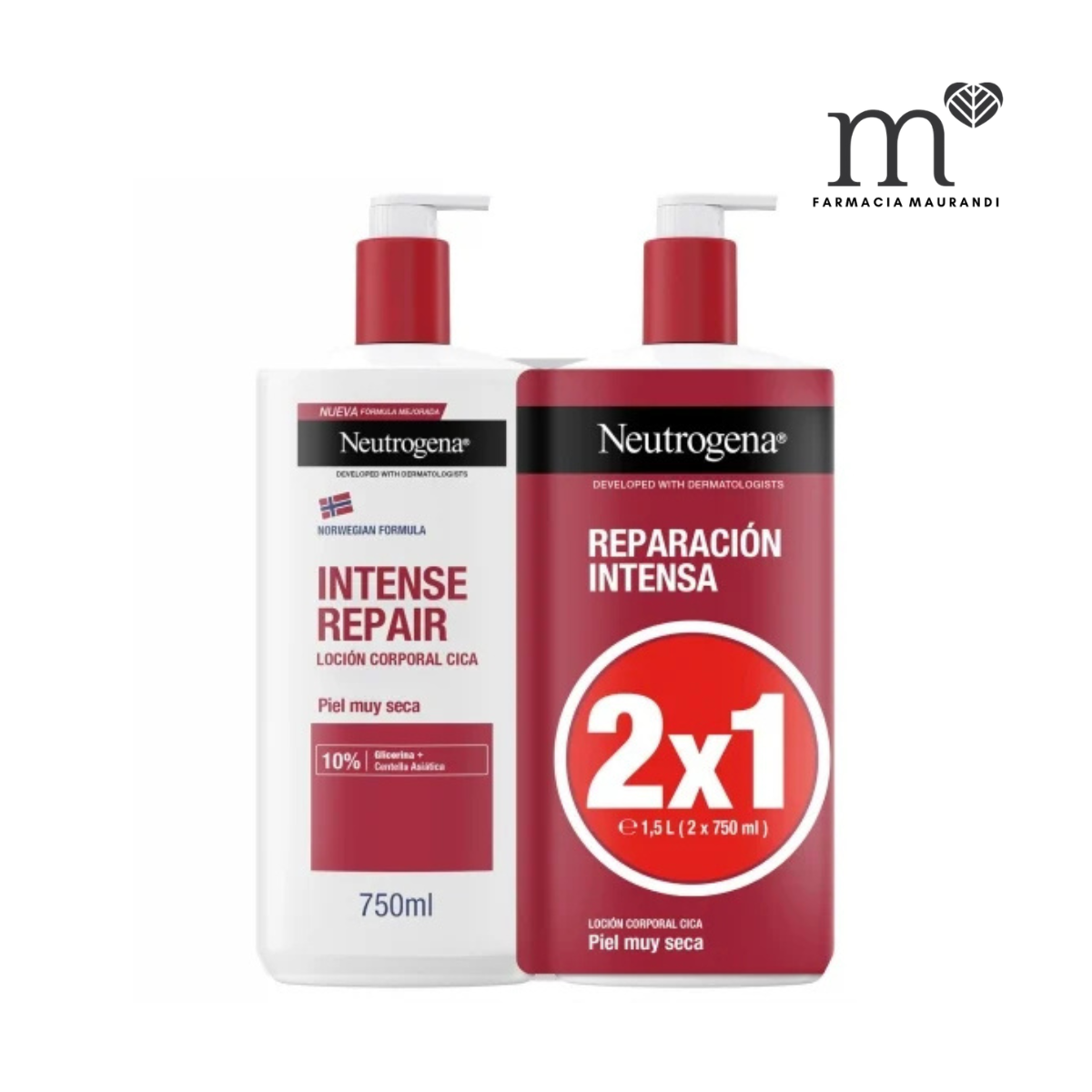 NEUTROGENA FORMULA NORUEGA PACK LOCION CORPORAL...