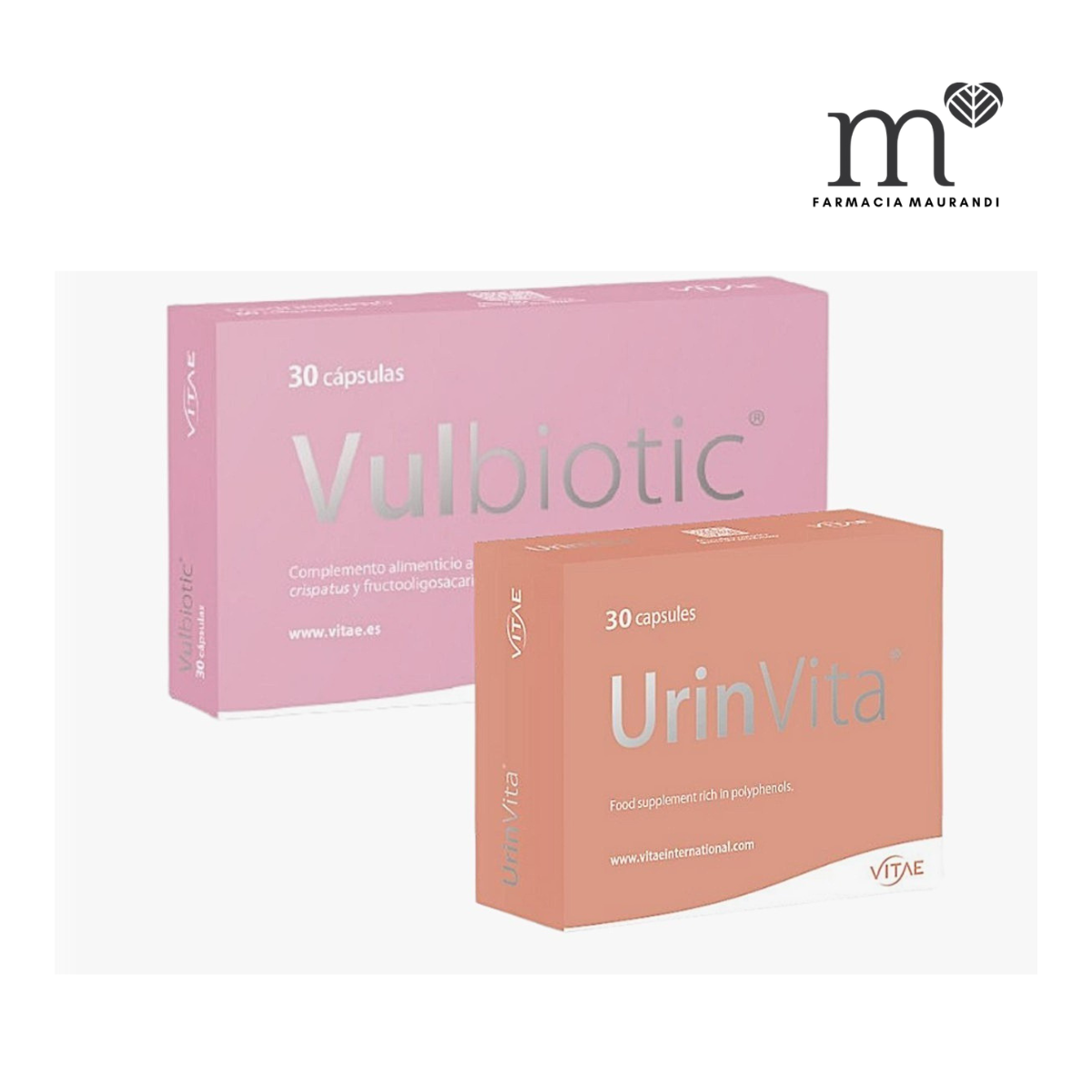 VITAE PACK VULBIOTIC 30 CAPSULAS + URINVITA 30...