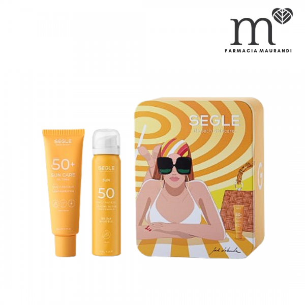 SEGLE COFRE SUN CARE CREMA FACIAL + BRUMA FACIAL SPF50+