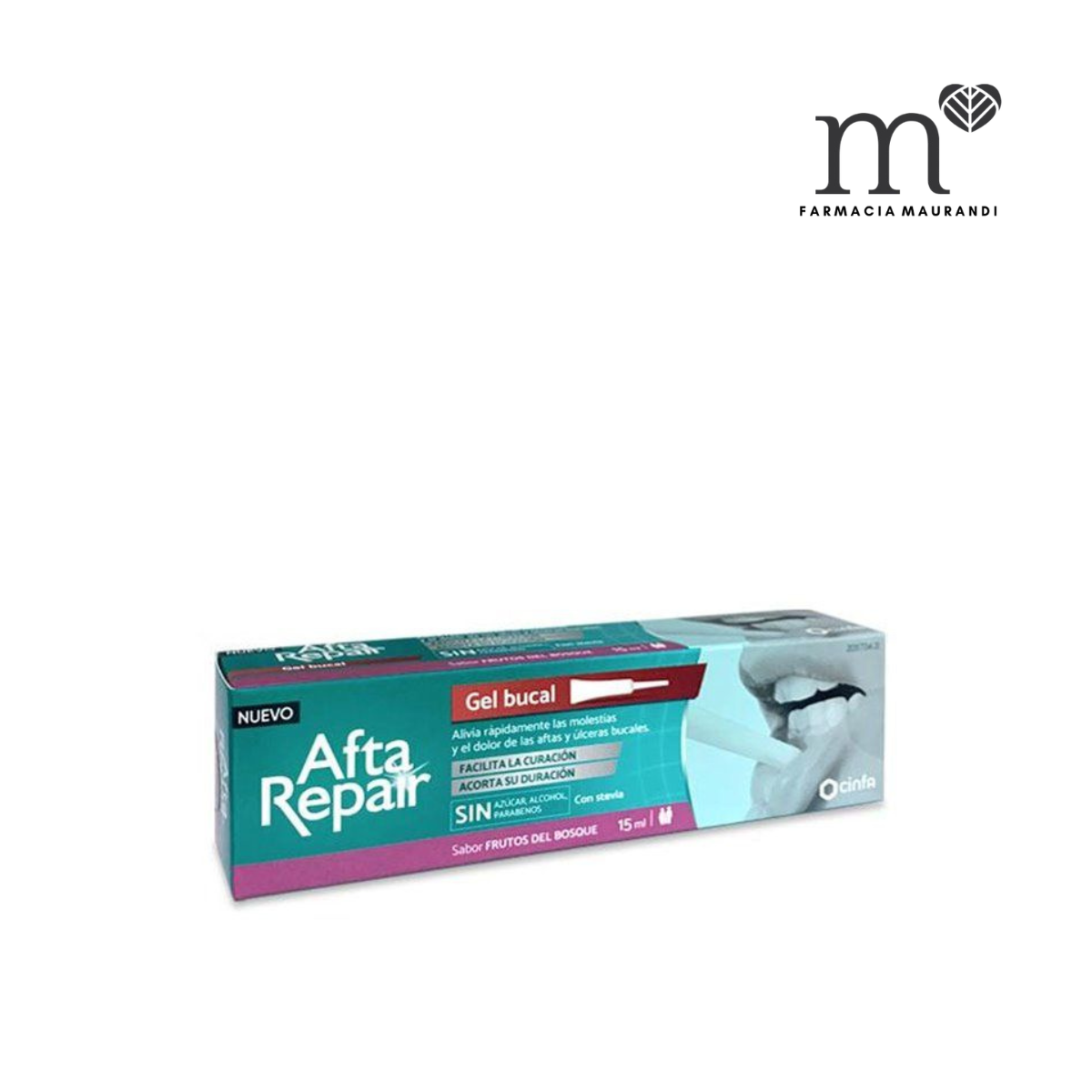 AFTA REPAIR GEL SABOR FRUTOS BOSQUE 15ML