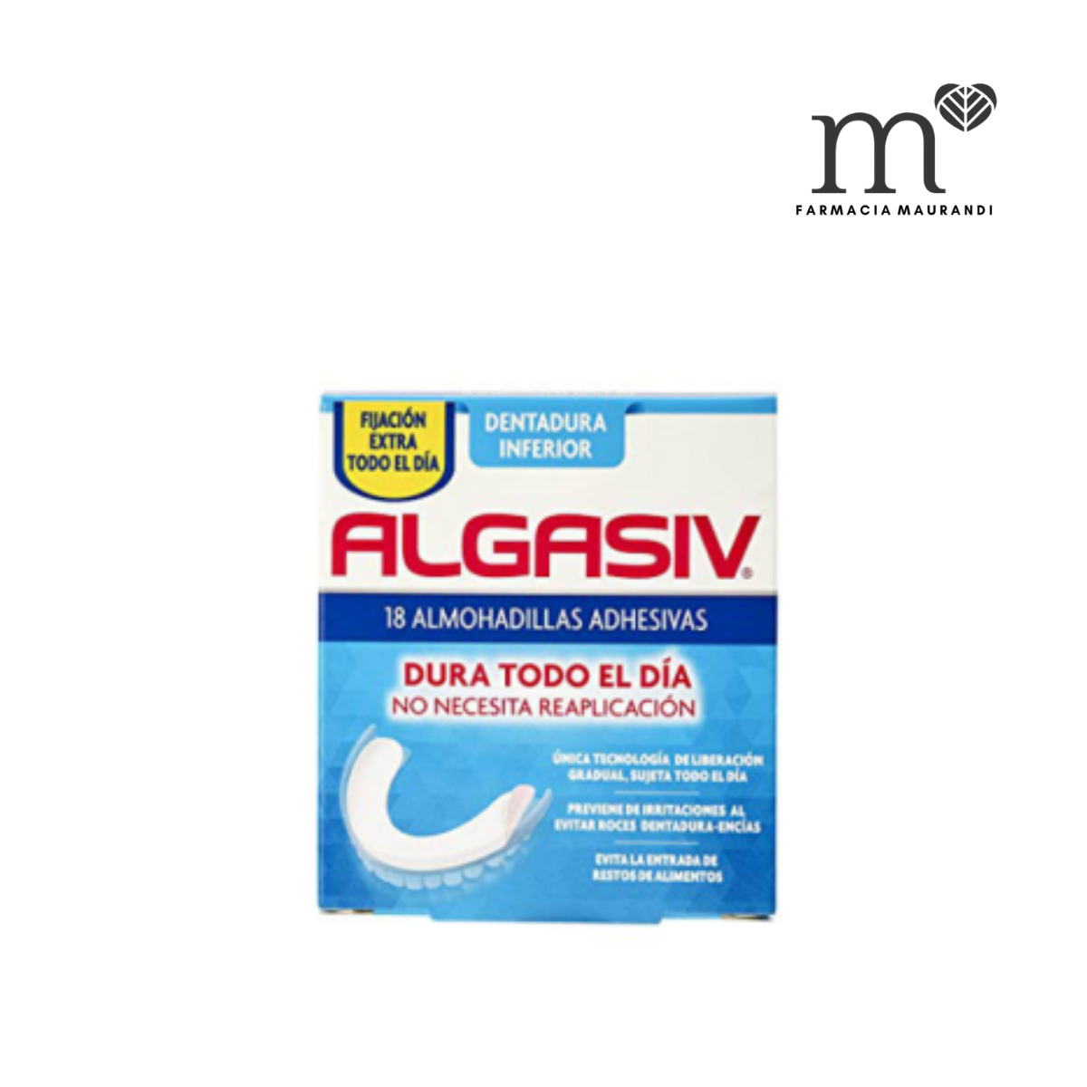 ALGASIV ALMOHADILLA DENTADURA INFERIOR 18U