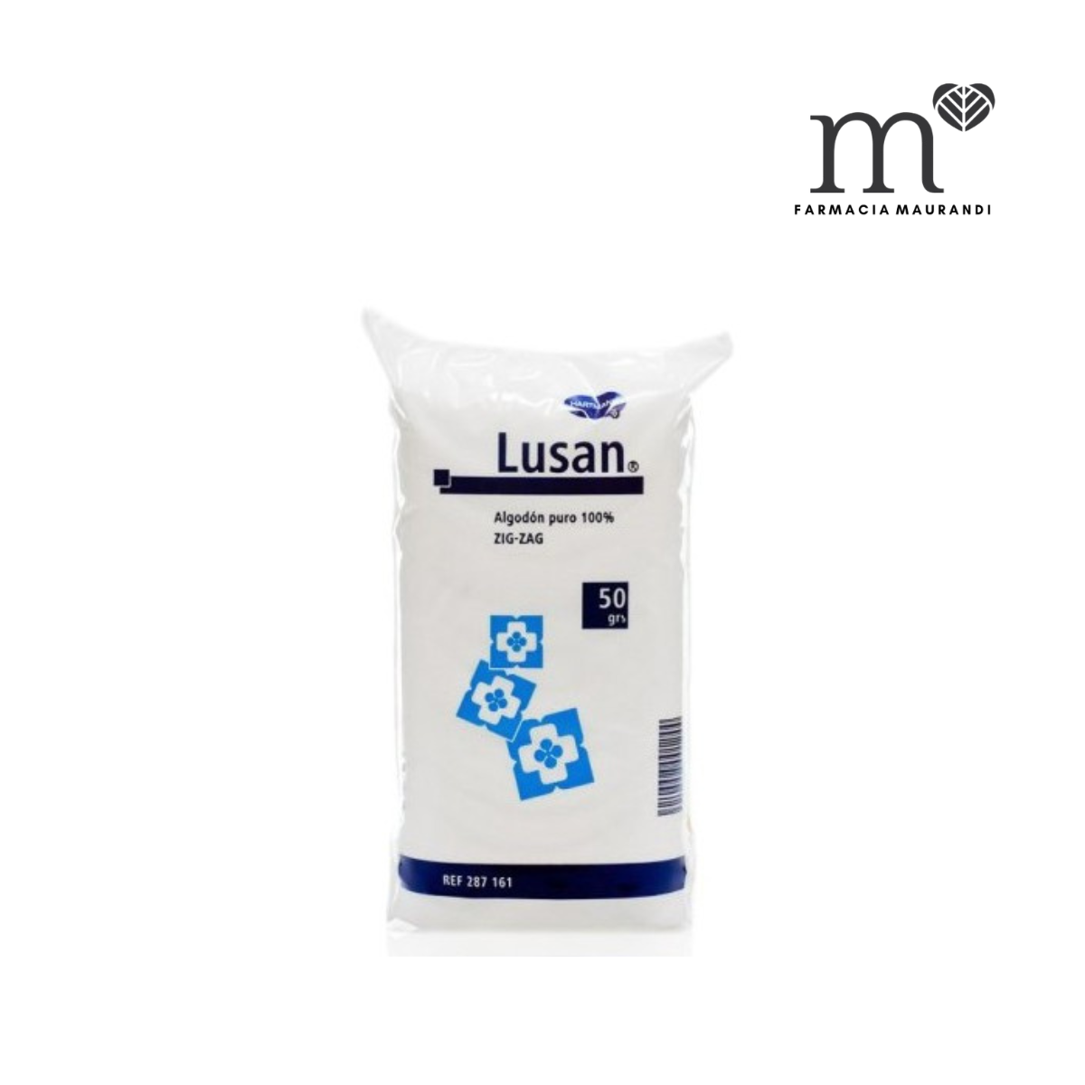 LUSAN ALGODON HIDRÓFILO PURO ZIG-ZAG 50GR