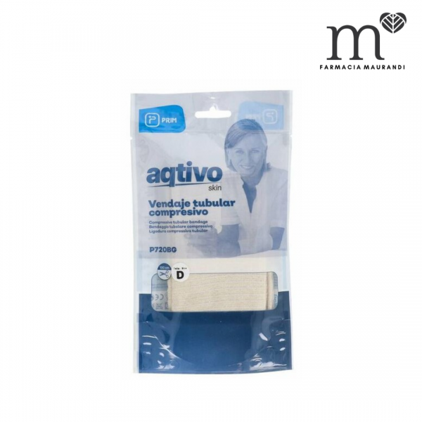 AQTIVO SKIN VENDAJE TUBULAR BEIGE TALLA D
