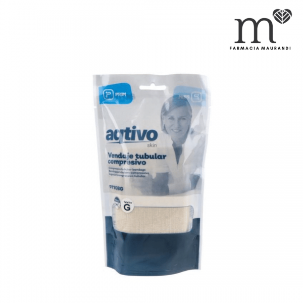 AQTIVO SKIN VENDAJE TUBULAR BEIGE TALLA G