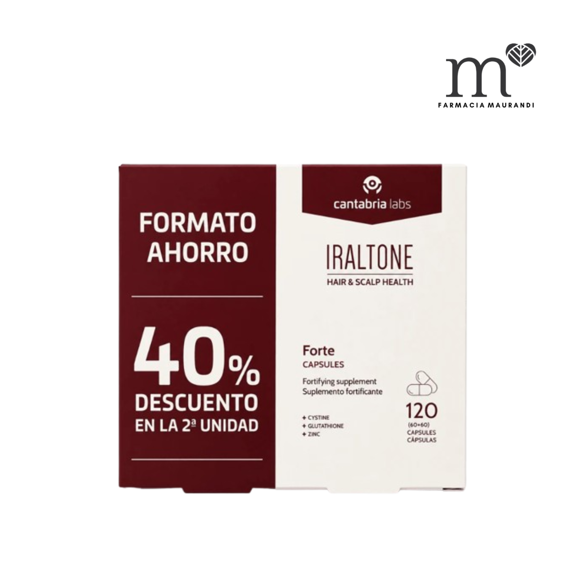 IRALTONE FORTE PACK 120 CAPSULAS