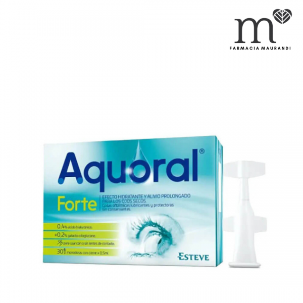 AQUORAL FORTE GOTAS OFTALMICAS 0,5 ML x 30 UNIDADES