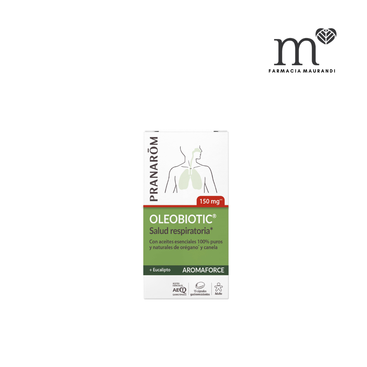 PRANAROM AROMAFORCE OLEOBIOTIC 15 CAPSULAS