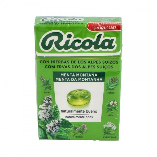 Ricola Caram S/A Menta Montaña 50 G
