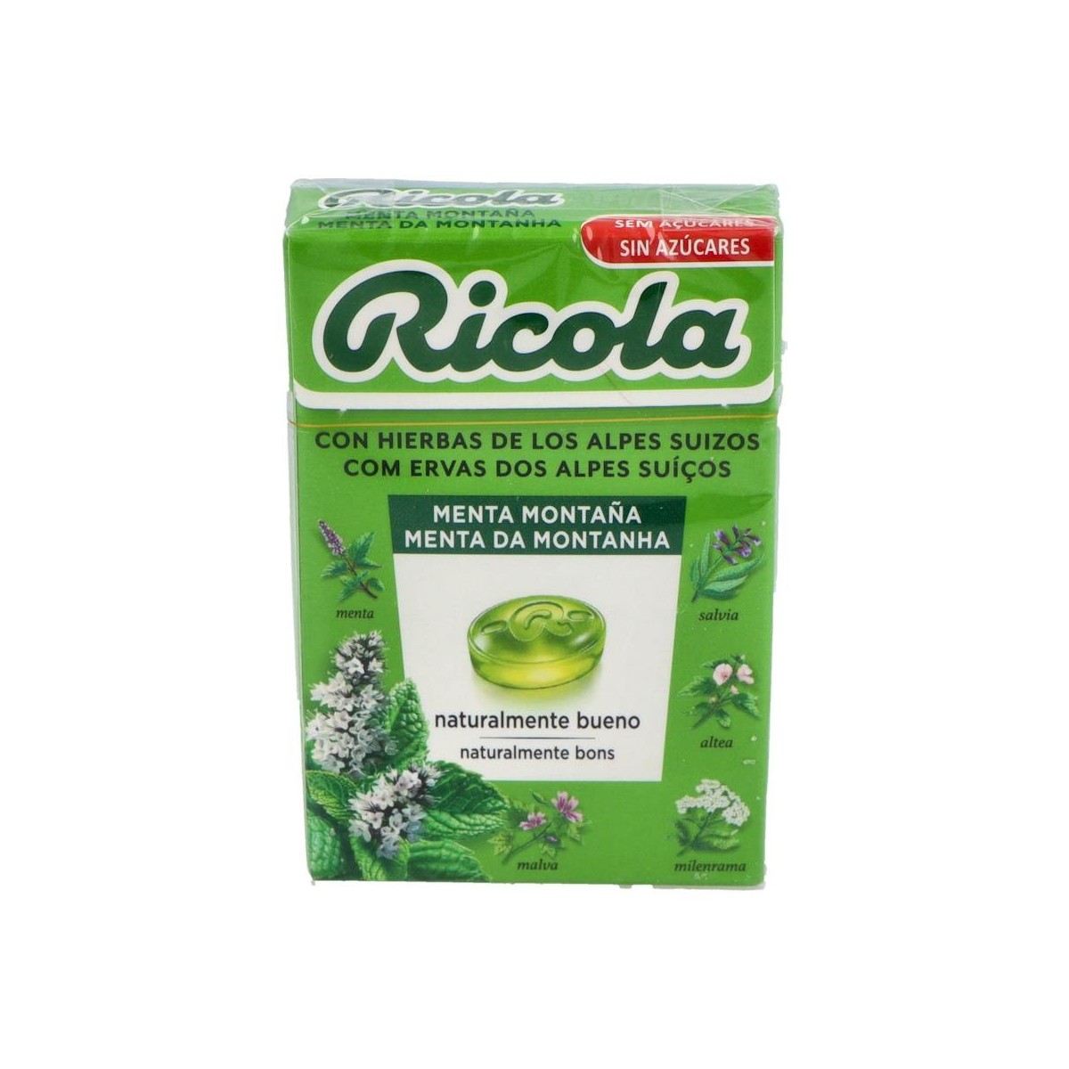 Ricola Caram S/A Menta Montaña 50 G