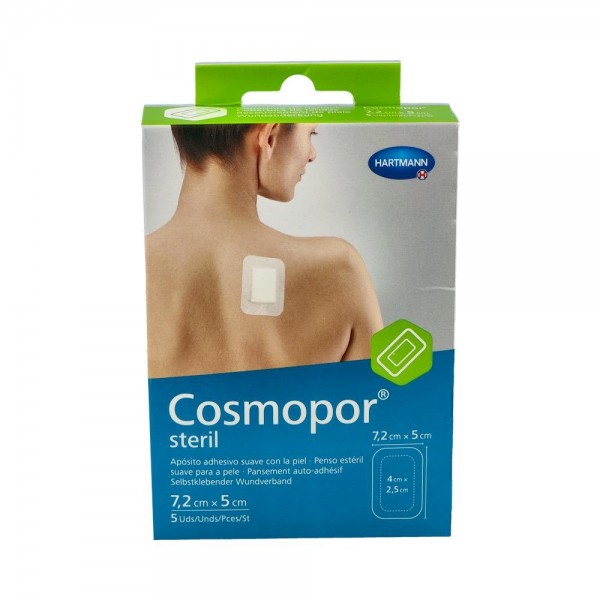 COSMOPOR STERIL 7,5CM X 5CM 5 UNIDADES