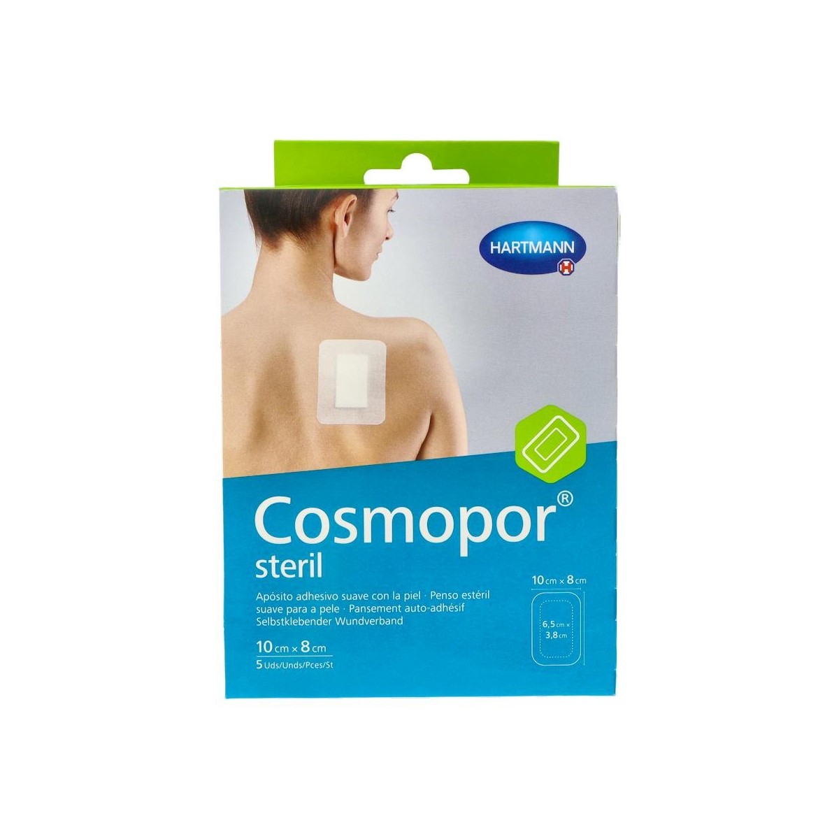 COSMOPOR STERIL10CMX8CM 5 UNIDADES