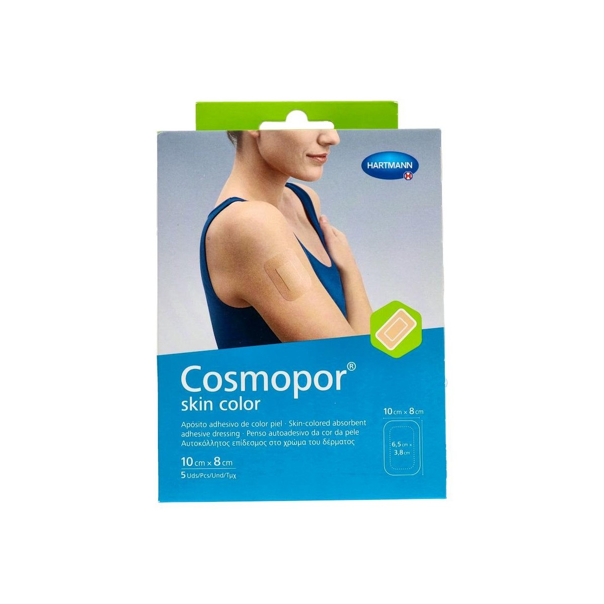 COSMOPOR SKIN ESTERIL COLOR 10 X 8 5U