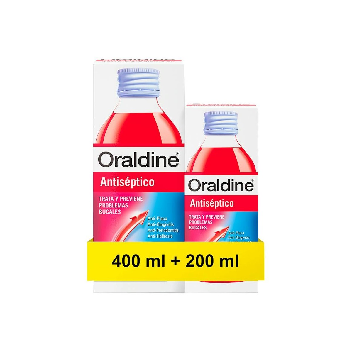 Oraldine Antiseptico Pack 400ml + 200ml