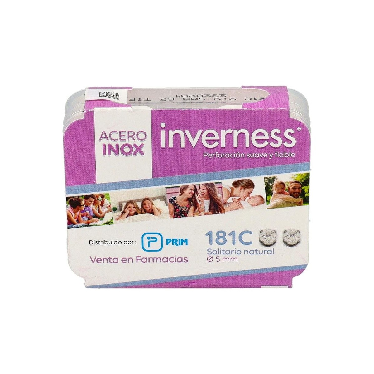 Pendiente Prim Inv 181C Ace-Solit Nat 5Mm 2 U