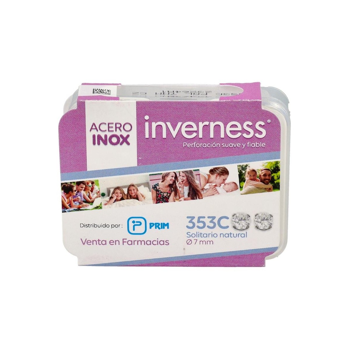 Pendiente Prim Inv 353C Ace-Solit Nat 7Mm