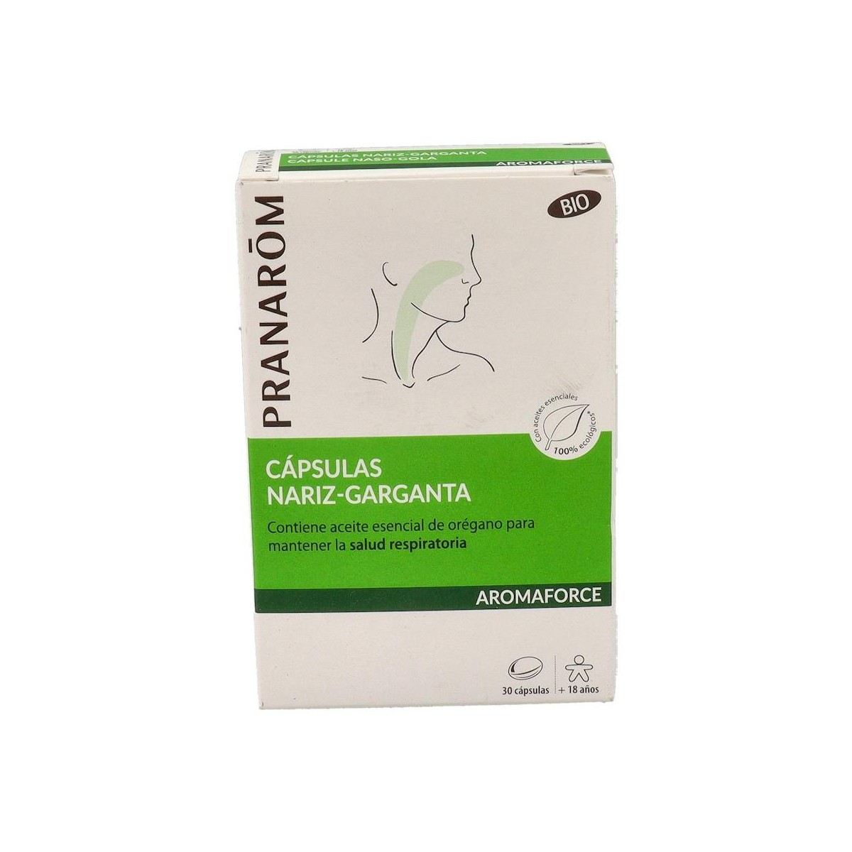 Pranarom Aromaforce Nariz Garganta Bio 30 Caps