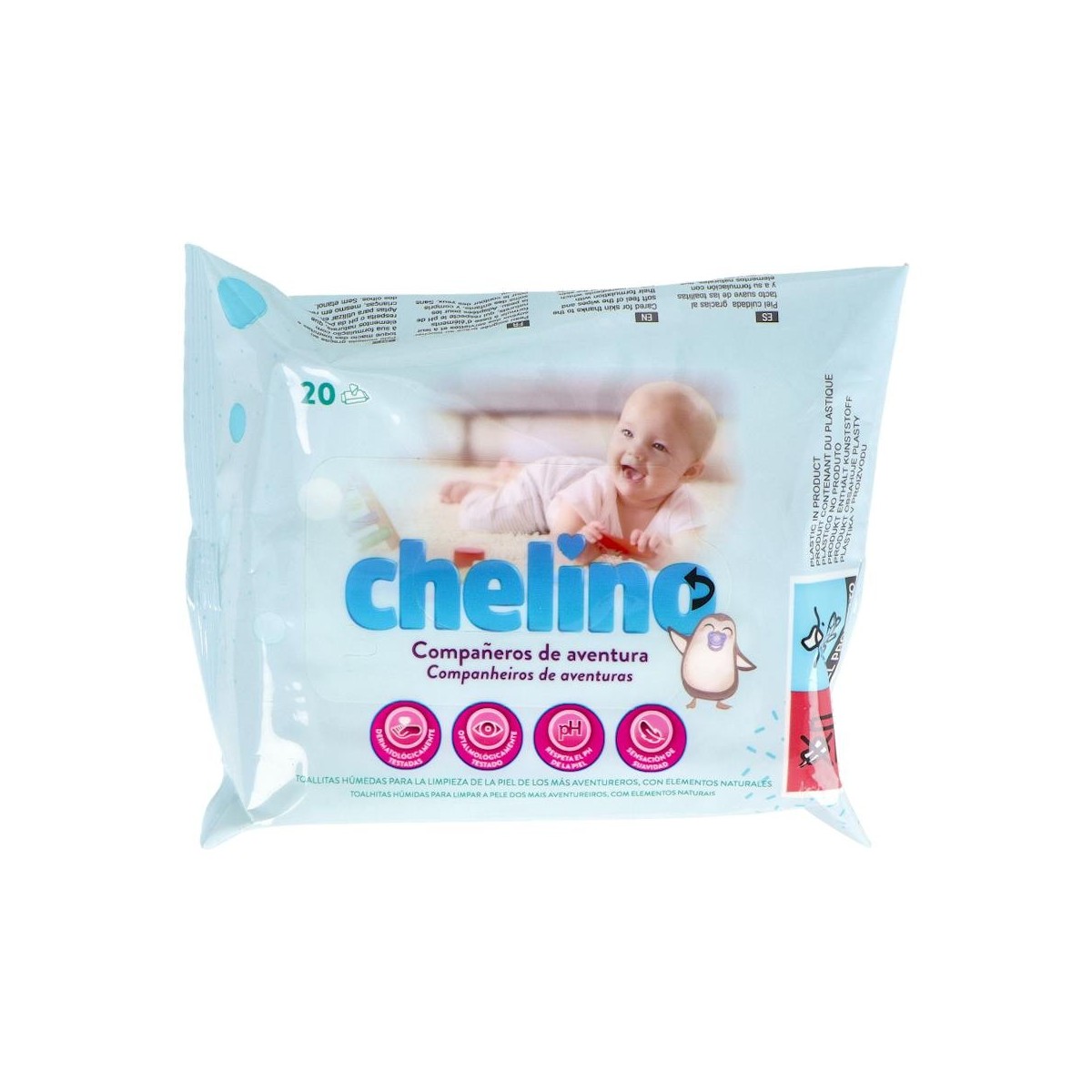 Toallitas Chelino Nfantiles 20 U