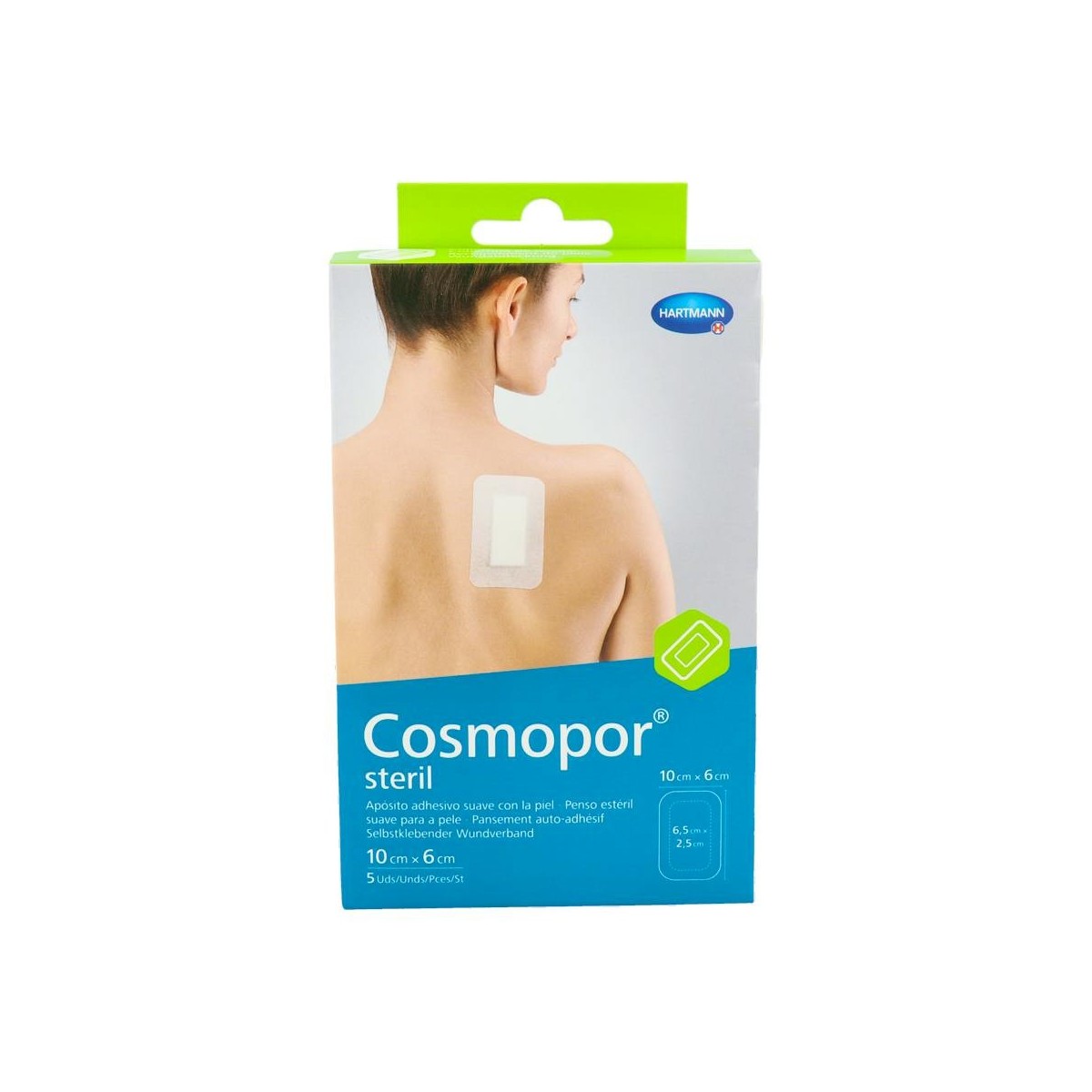 COSMOPOR STERIL10CMX6CM 5 UNIDADES