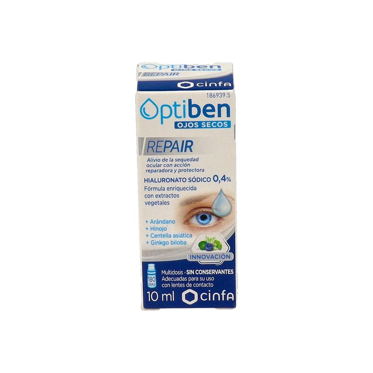 Optiben Ojos Secos Repair 10 Ml Frasco