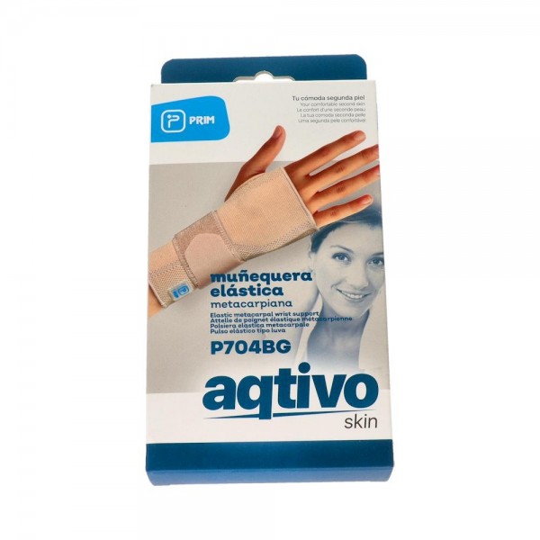 Muñequera Prim Metacarpiana Aqtivo Skin T/M P704 Beig