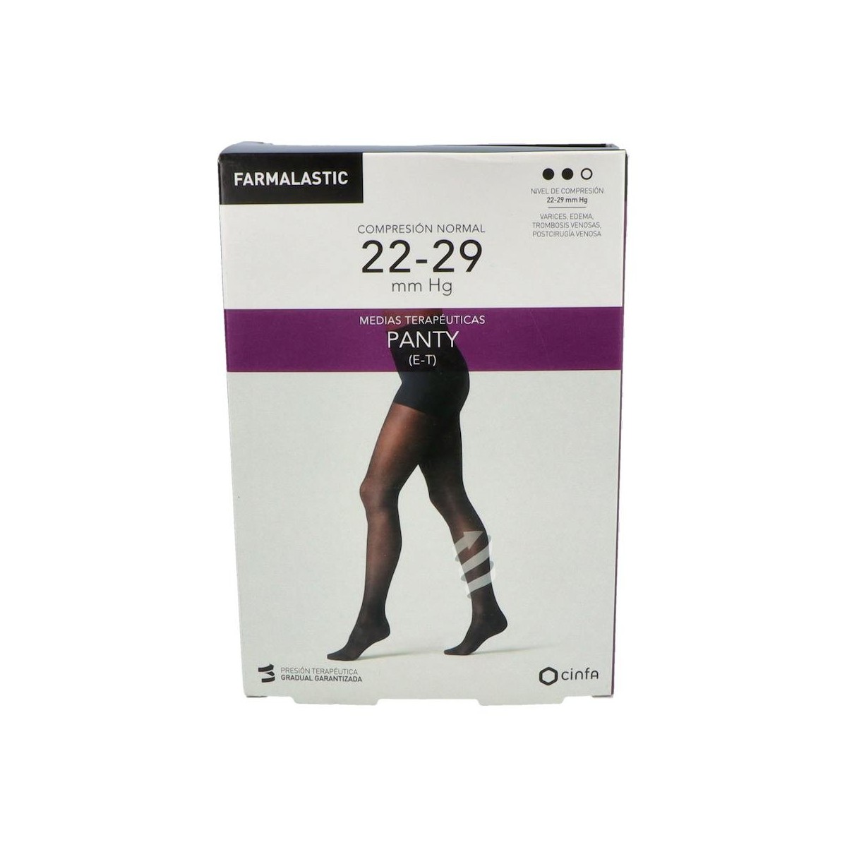 Panty Farmal Nor C/Punt Negro T/Eg 28-29 Cm 1 Un