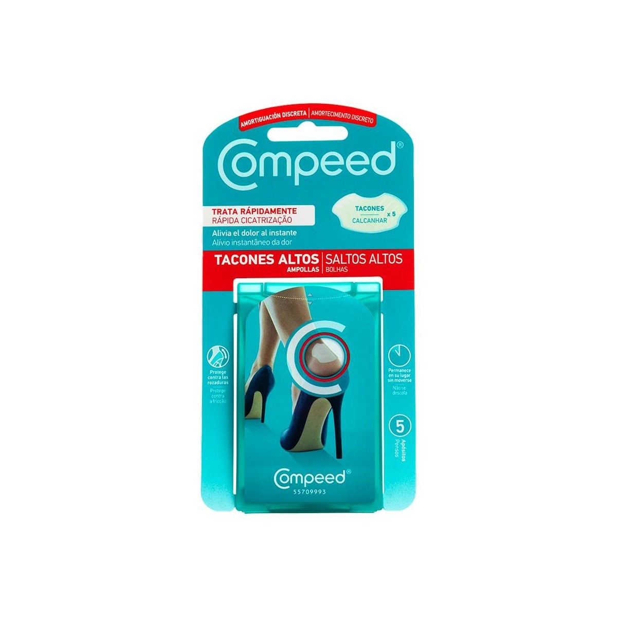 COMPEED AMPOLLAS TACONES ALTOS 5 UD.