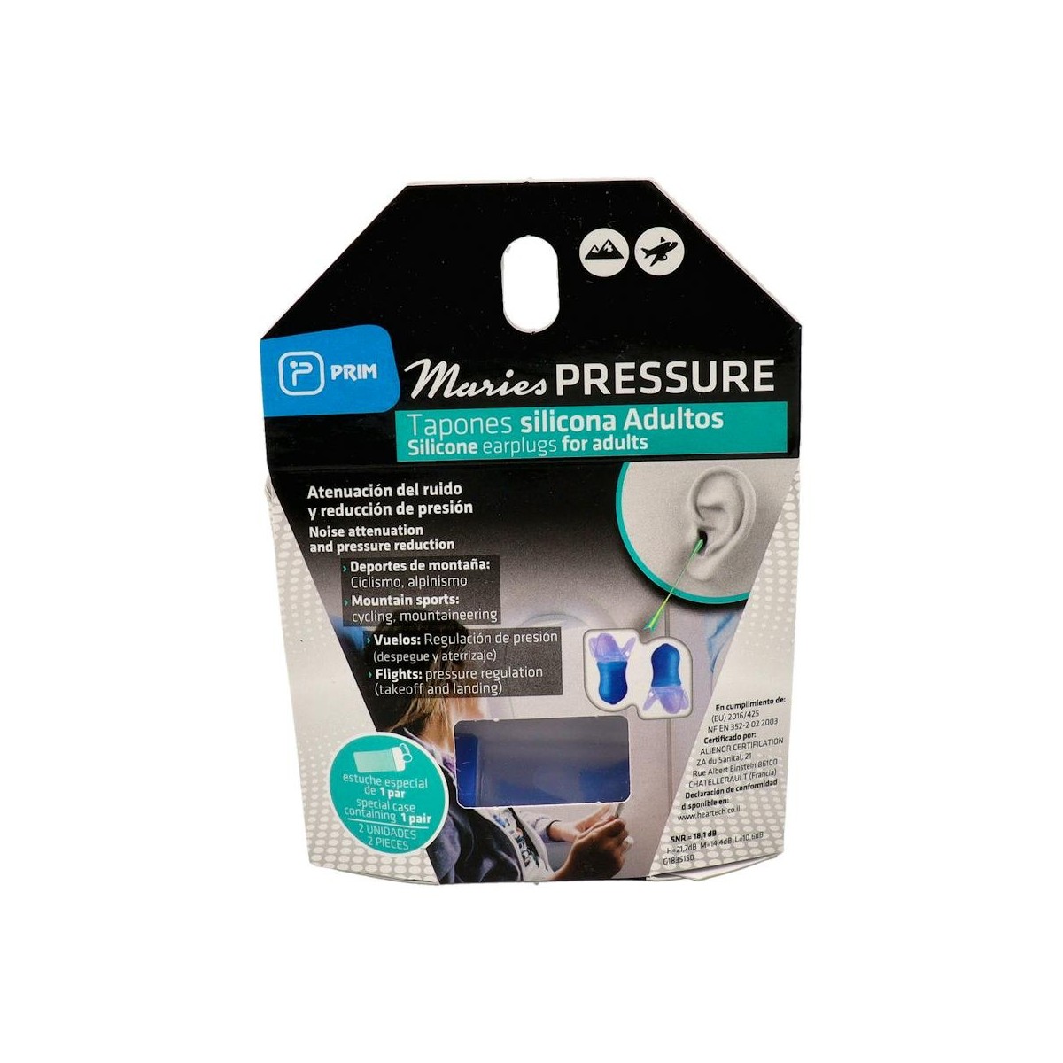 Tapones Silicona Maries Pressure (Par)