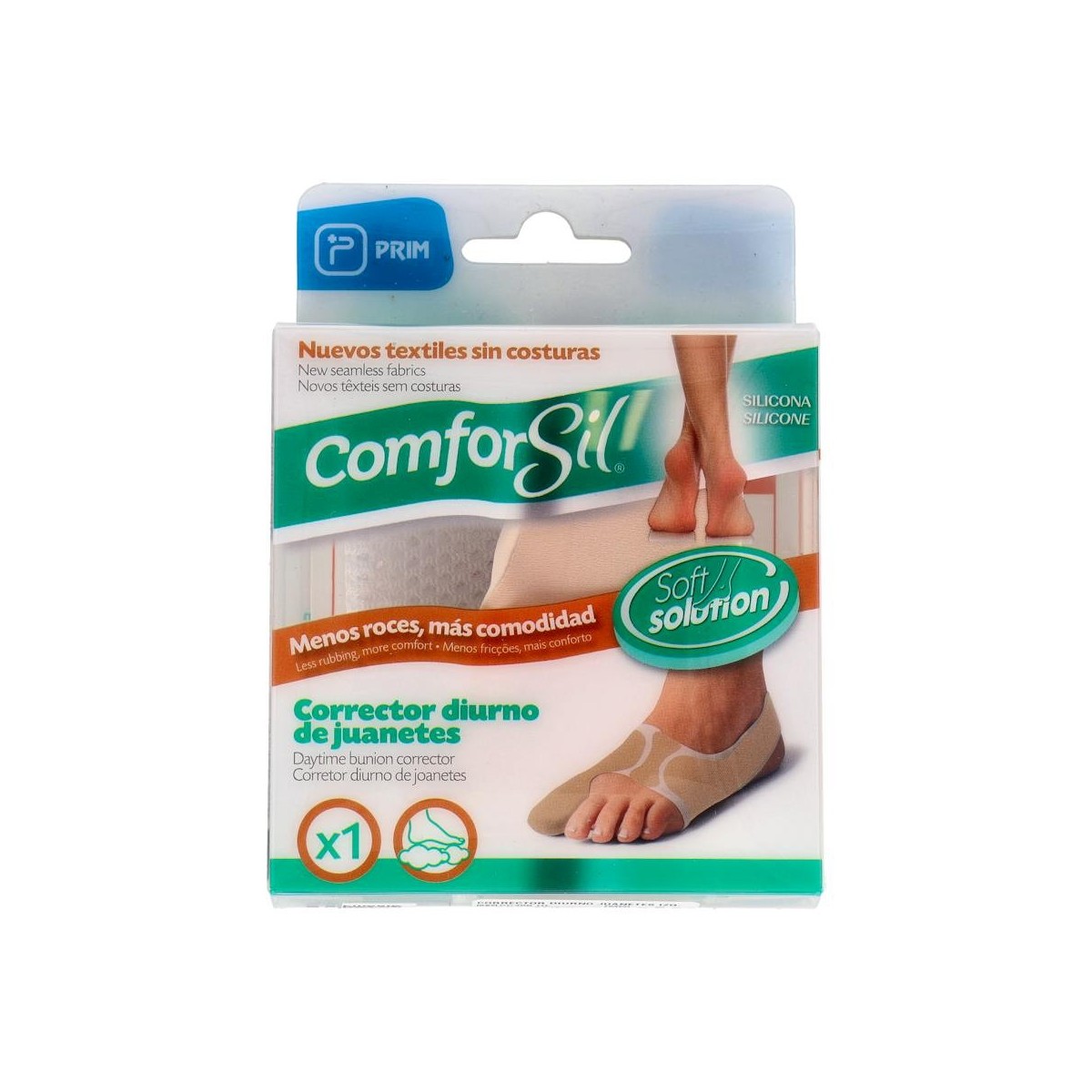 COMFORSIL CORRECTOR DIURNO JUANETES IZQ T/U...