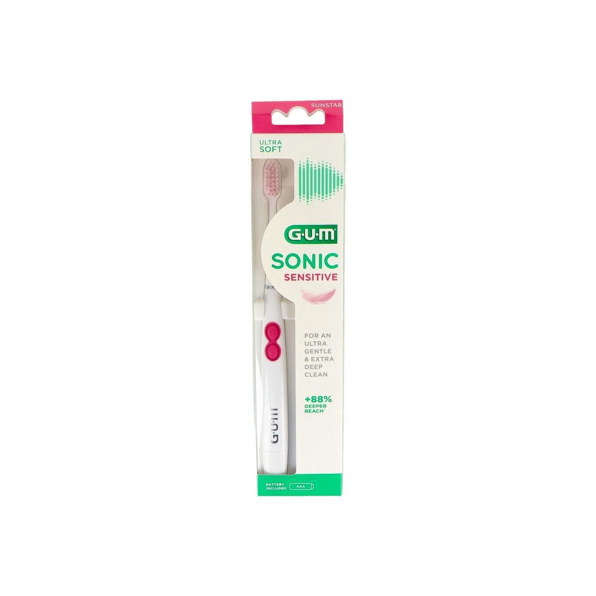 CEPILLO ELECTRICO GUM SONIC SENSITIVE