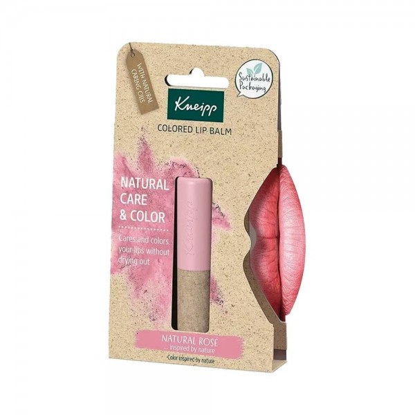 Kneipp Balsamo Labial Natural Rose 3,1 G