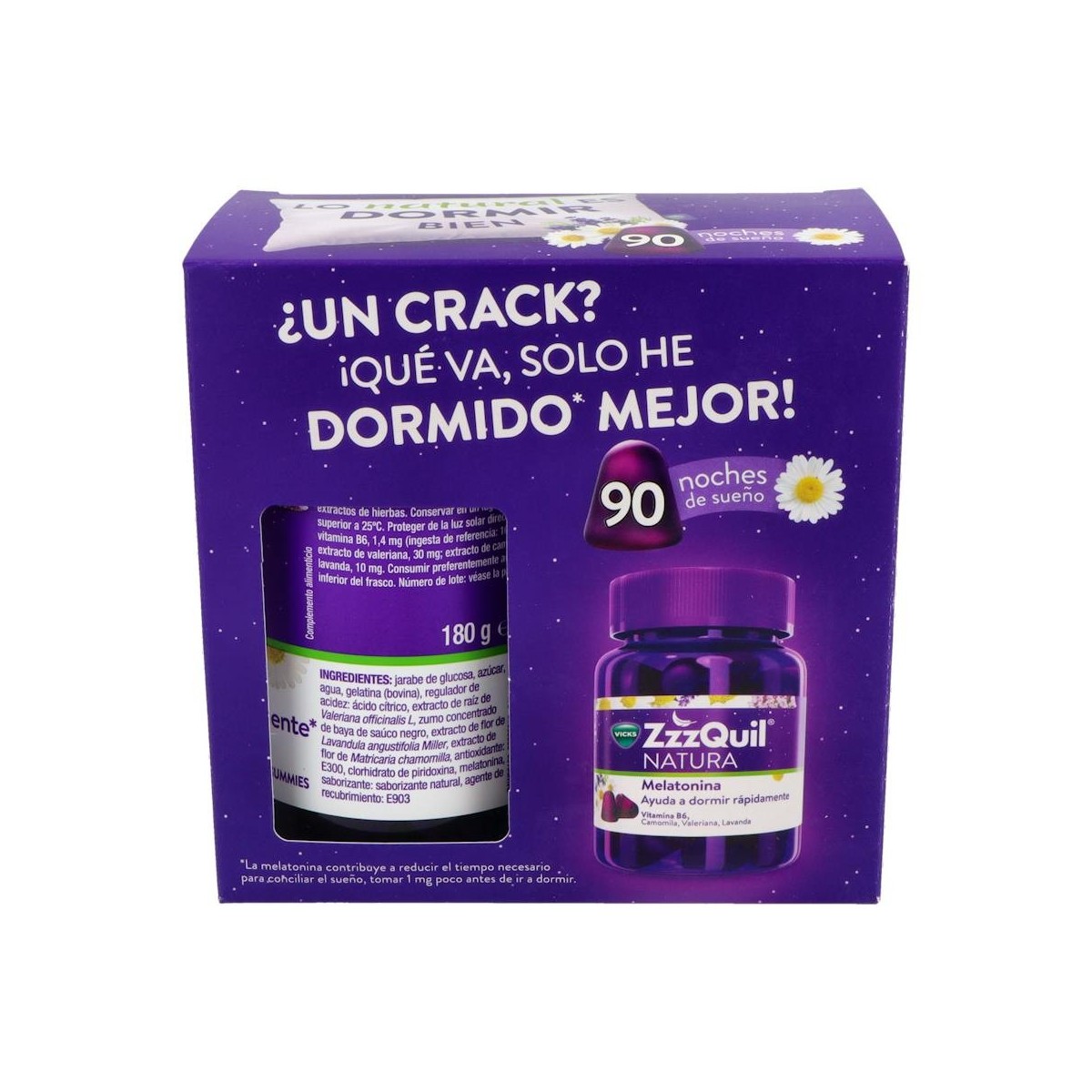 Zzzquil Natura 90 Gummies Sabor Frutos Del Bosque