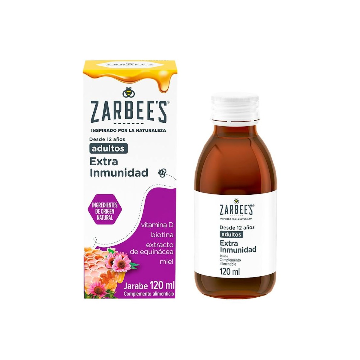 Zarbee's Jarabe Adultos Extra Inmunidad ayuda...