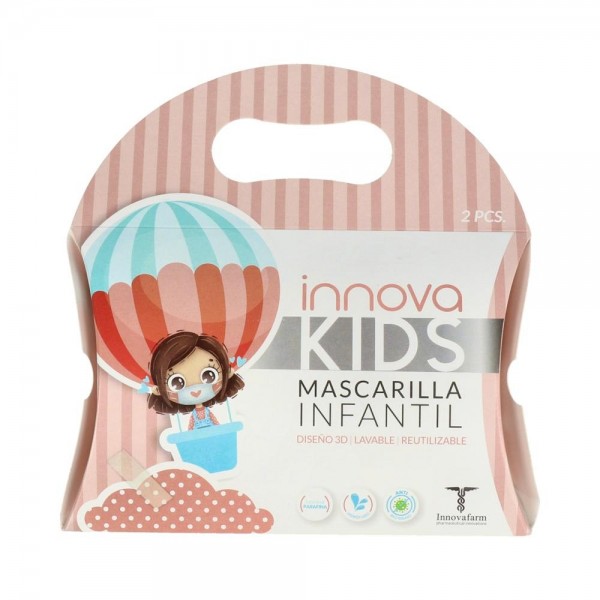Mascarilla Innovakids Reut Inf 5-10 Años Rosa 2 Un