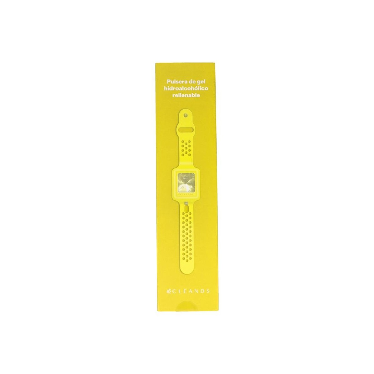 Pulsera Dispens Gel Amarillo Cleands