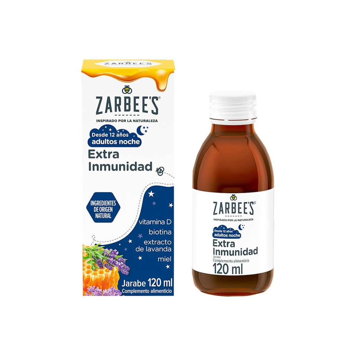Zarbee's Jarabe Noche Extra Inmunidad (120 ml),...